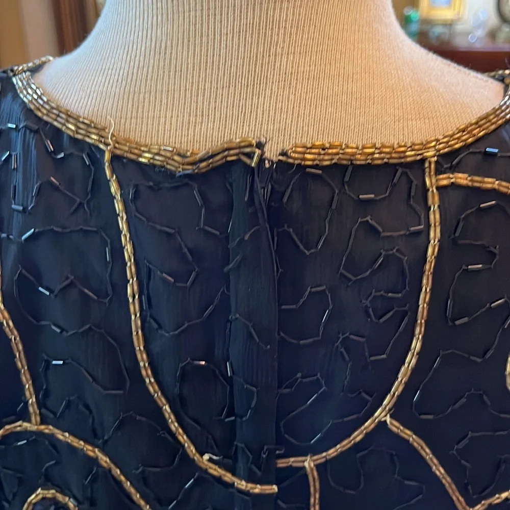 Vintage 80s 90s Stenay Beaded Top - Picture 9 of 11